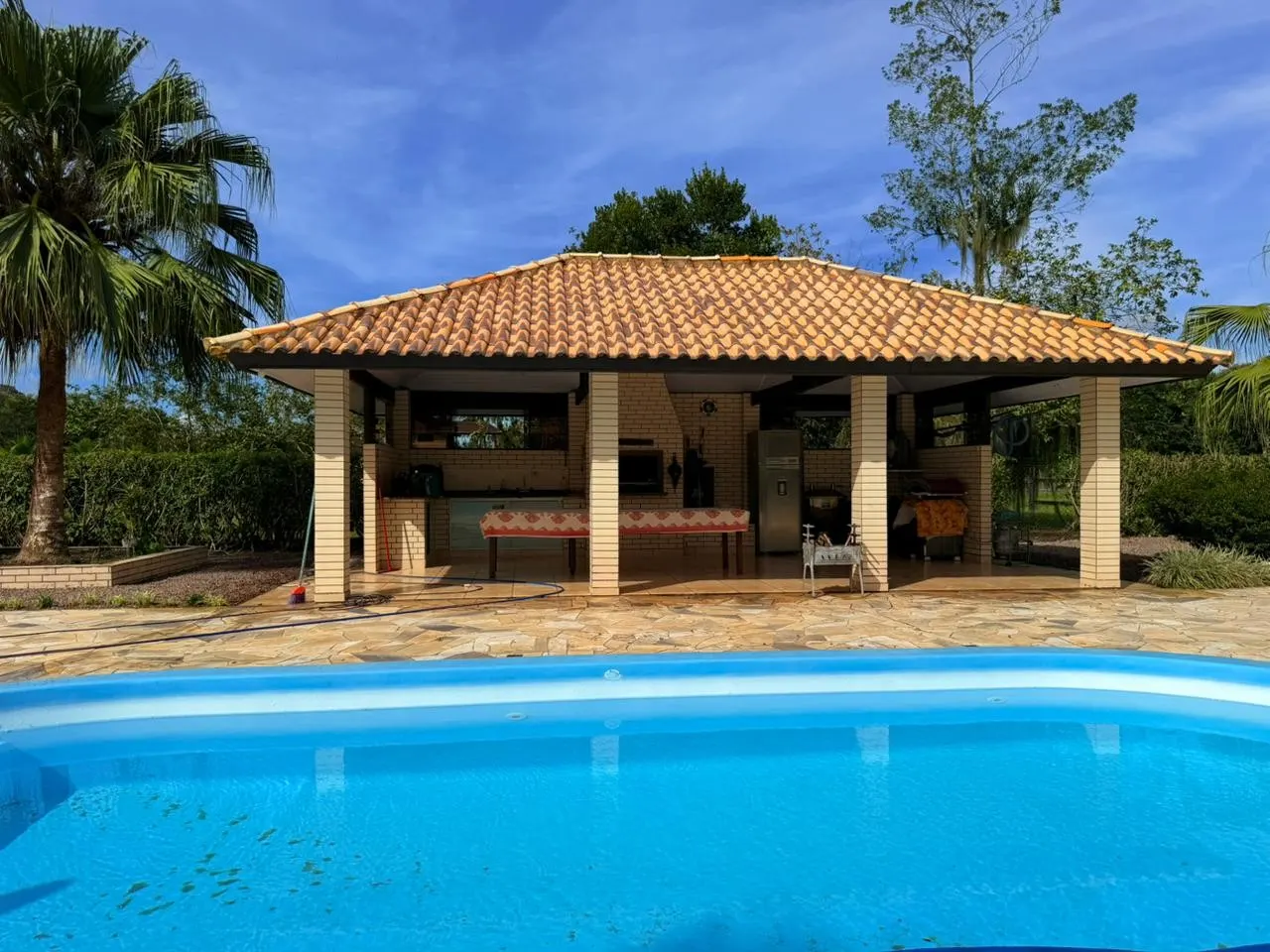 Piscina e área gourmet, ref. 231